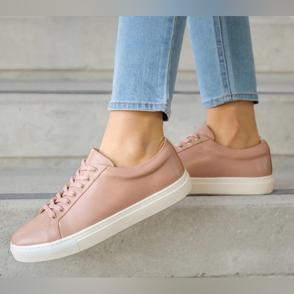 Woman By Common Projects Leather Sneakers in Blush Pink Made in Italy EU 39/US 9 - Picture 16 of 16